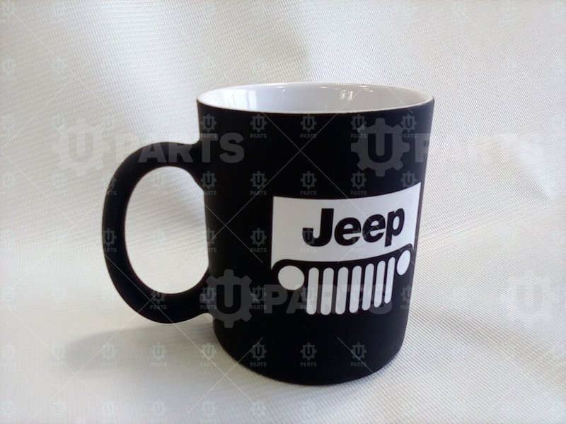 Кружка JEEP керамическая черная 330 ml (Wrangler-Style) | CUPJEEPWR. Под заказ.