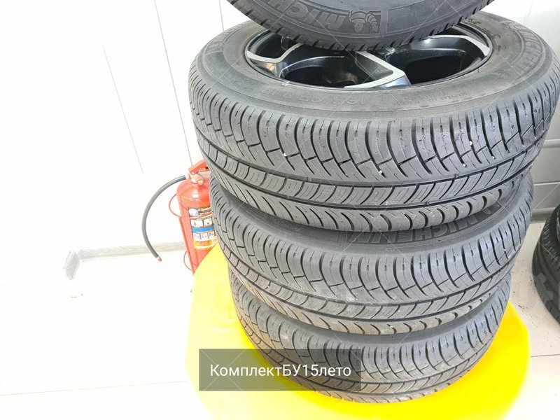 Колеса в сборе Б/У 195/65 R15 Michelin Energy  на дисках литых 5х108 ET40  (лето) | КомплектБУ15лето. Под заказ.