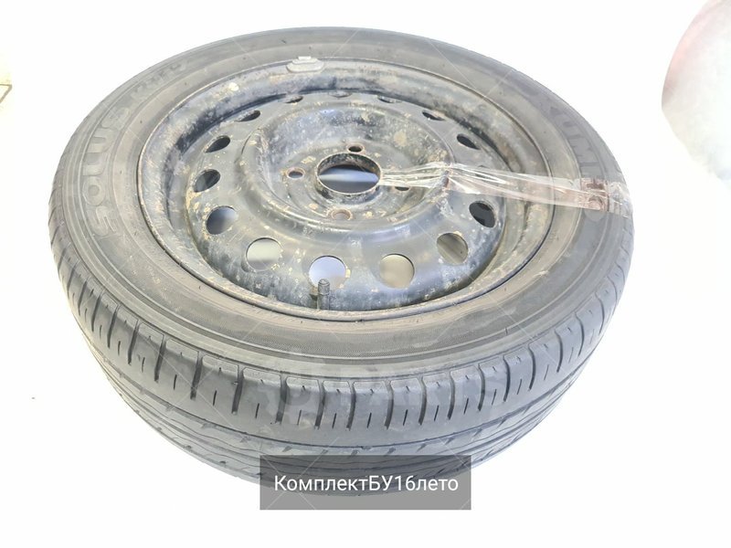 Колеса в сборе Б/У 195/55 R15 Kumho  на дисках штампованные KIA  (лето)