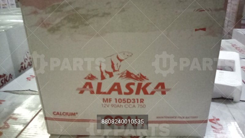 Аккумуляторная батарея ALASKA MF105D31R calcium+ 302x172x220 | 8808240010535. Под заказ.