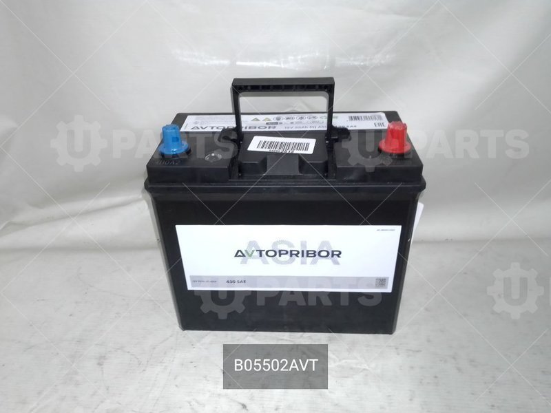 Аккумулятор (АКБ) АВТОПРИБОР ASIA 55Ah 430А +справа 237x128x200 (Кат.номер: B05502AVT)