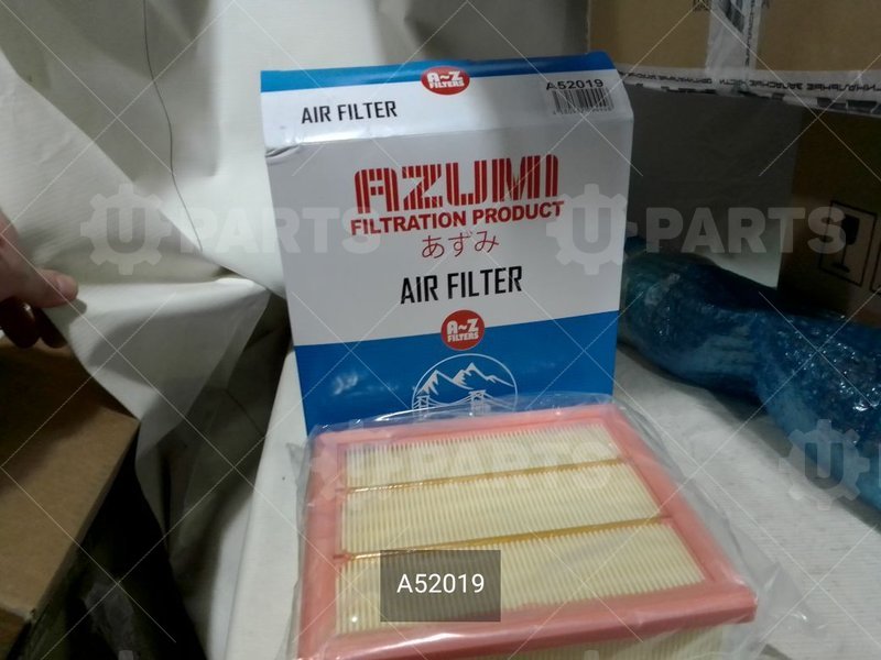 Фильтр воздушный Azumi для JEEP Jeep, Compass, II, 2.4 AT (150 л.с.) 4WD, (2017 - по н.в.) 2.4 (2017 - ) (Кат.номер: A52019)