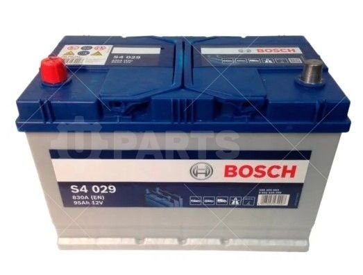 Аккумуляторная батарея (АКБ) BOSCH S4 SILVER 12V 95Ah 830A Русская ДхШхВ:306mmx173mmx225mm