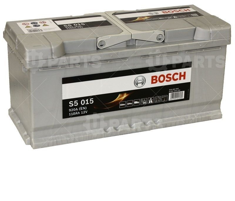 Аккумуляторная батарея BOSCH S5 SILVER PLUS 12V 110Ah 920A Евро ДхШхВ:393mmx175mmx190mm | 0092S50150. Под заказ.