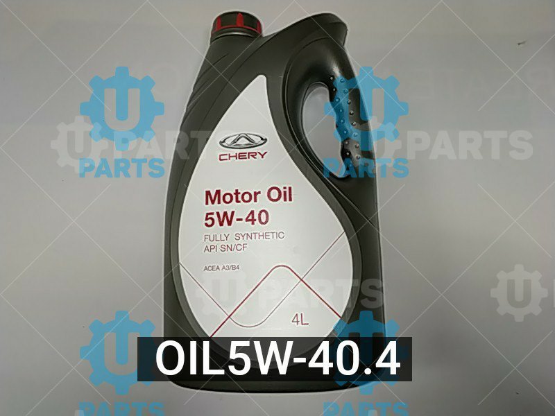 Масло моторное Chery Motor Oil 5W-40 SN/CF, нк. 4 л CHERY для CHERY Tiggo (T11), I, 2.4 MT (129 л.с.) (2005 - 2010)