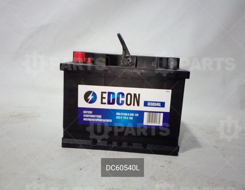 Аккумуляторная батарея EDCON 12V 60Ah 540A Русская ДхШхВ:242mmx175mmx190mm | DC60540L. Под заказ.