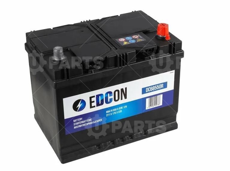 Аккумуляторная батарея EDCON 12V 68Ah 550A Евро 260x175x220 | DC68550R. Под заказ.