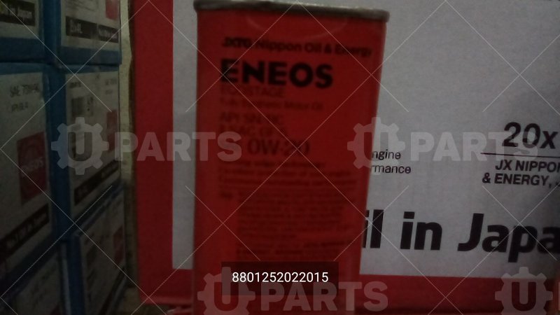 Масло моторное синтетическое ENEOS Ecostage 100% 0W20 API:SN (1л.) | 8801252022015. Под заказ.