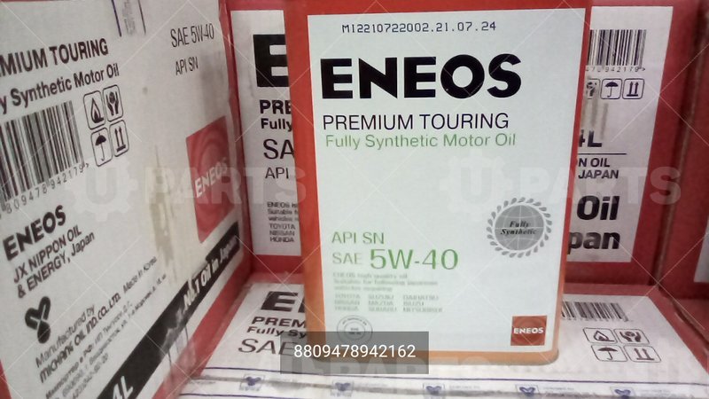 Масло моторное синтетическое ENEOS Premium Touring 5W40 API:SN (4л.) | 8809478942162. Под заказ.