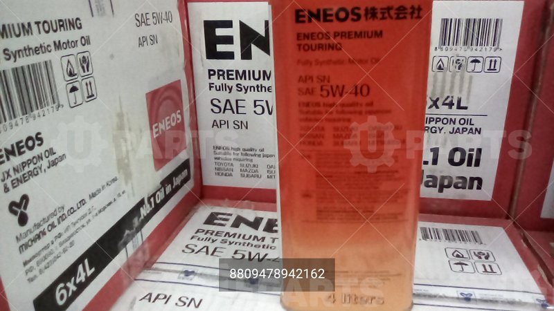 Масло моторное синтетическое ENEOS Premium Touring 5W40 API:SN (4л.) | 8809478942162. Под заказ.