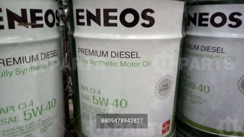 Масло моторное синтетическое ENEOS Premium Diesel 5W-40 API:CI-4 (20л.) ENEOS