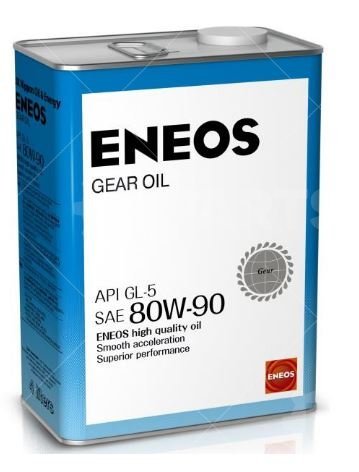 Масло трансмиссионное минеральное для МКПП ENEOS GEAR GL-5 80W90 (4л.) ENEOS