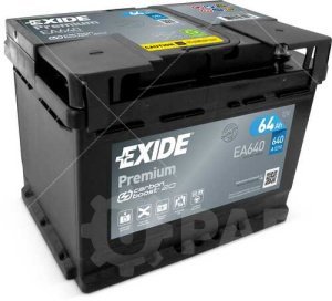 Аккумуляторная батарея EXEDY 12V 64Ah 640A Евро ДхШхВ:242mmx175mmx190mm | EA640. Под заказ.