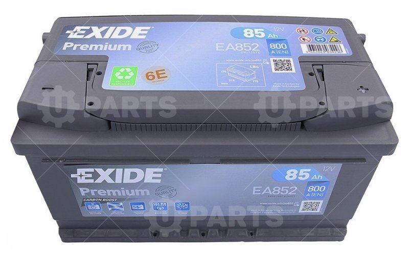 Аккумуляторная батарея EXEDY 12V 85Ah 800A Евро ДхШхВ:315mmx175mmx175mm | EA852. Под заказ.