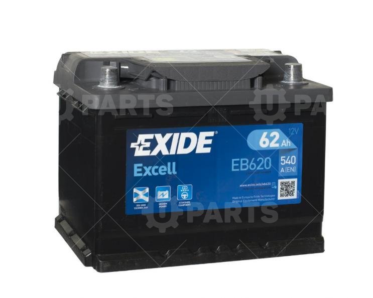 Аккумуляторная батарея EXEDY 12V 62Ah 540A Русская ДхШхВ:242mmx175mmx190mm | EB621. Под заказ.