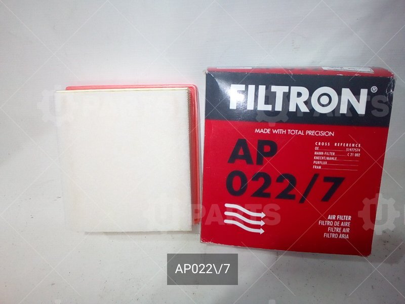 Фильтр воздушный AP022/7 FILTRON для JEEP Jeep, Renegade, I, 1.4 AMT (140 л.с.), (2014 - 2019) 1.4 (2014 - 2019)