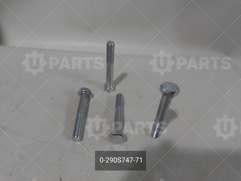Болт стяжной задней рессоры М12*1.25*80 ГАЗ для ГАЗ ГАЗель Бизнес (1999 - ) / ГАЗ ВАЛДАЙ (2010 - ) (Кат.номер: 0-290S747-71)