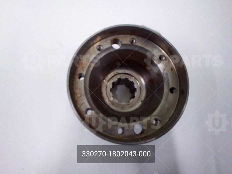 330270-1802043-000 Фланец раздаточной коробки полный привод нового образца (8 отверстий) 