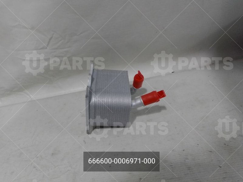 666600-0006971-000 Теплообменник масленого фильтра дв. G21 