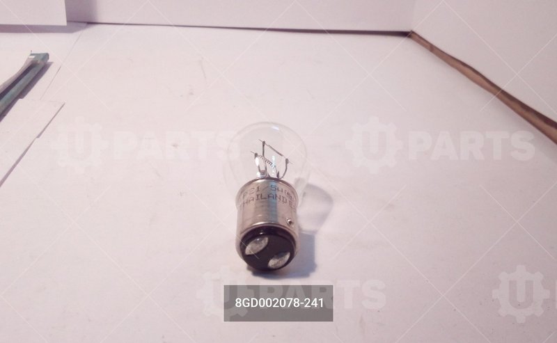 Лампа P21/5W 24V BAY15d двухконтактная | 8GD002078-241. Под заказ.