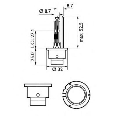 Лампа ксеноновая Interpower D2R- 4300к | XL-D2R-4300. Под заказ.