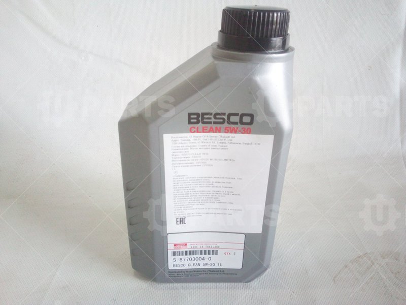 Масло моторное малозольное BESCO CLEAN 5W30 1L | 5877030040. В наличии.