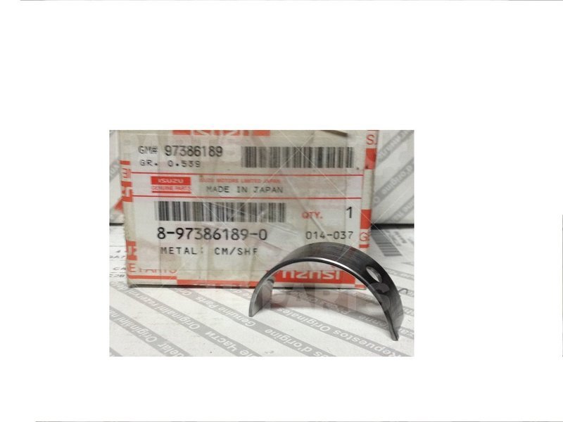 Вкладыш постели распредвала ISUZU для ISUZU NQR71P (2007 - 2009) / ISUZU NQR75 (2008 - 2011) (Кат.номер: 8973861890)