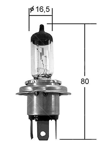 Лампа IH01 Koito 12V 60/55W 1 шт головного света   | 0190. Под заказ.