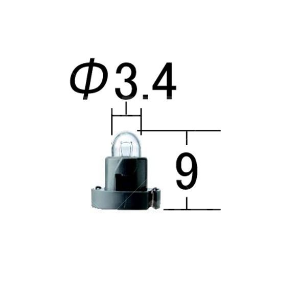 Лампа дополнительного освещения Koito 14V 80mA T3.4