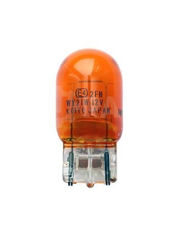 Лампа дополнительного освещения Koito 12V 21W T20 оранжевый (ECE) WY21W  | 1870A. Под заказ.