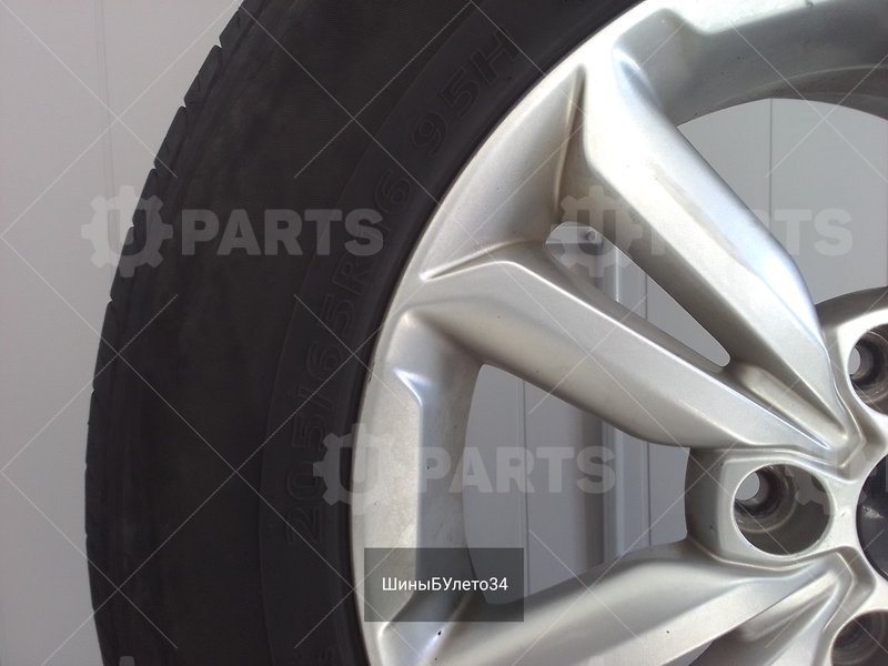 Автошины б/у Kumho 205/65 R16 95H диск литой износ 50% лето 4 шт комплект | ШиныБУлето34. Под заказ.