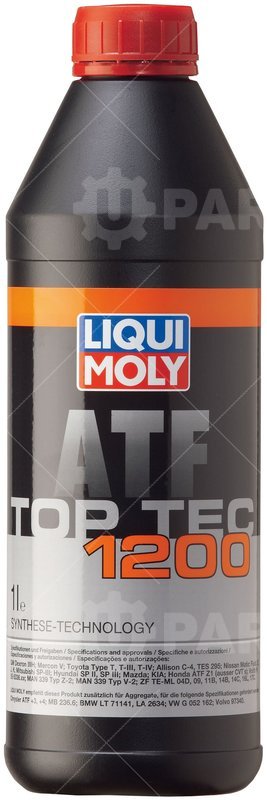 Масло трансмиссионное синтетическое для АКПП LIQUI MOLY Top Tec ATF 1200 (1л.) | 7502. Под заказ.