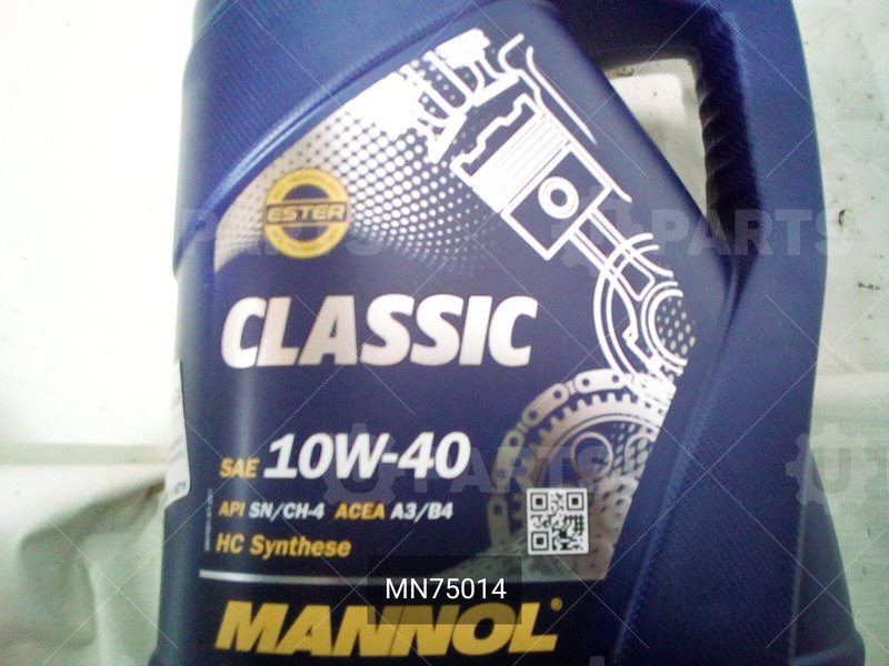 Масло моторное Mannol CLASSIC 4л канистра 10w-40 | MN75014. Под заказ.