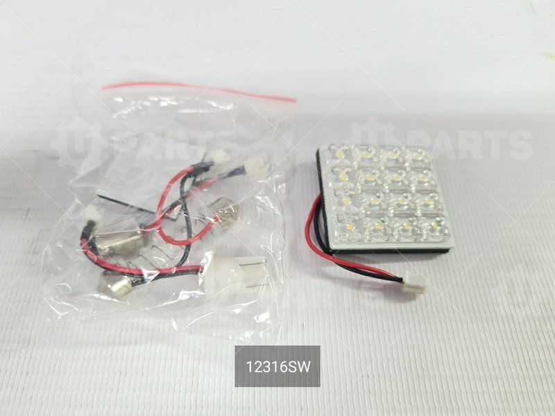 Светодиод 12V №3-16 Super White 35x35мм