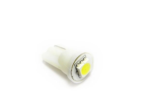 Светодиод 12V 5 б/ц WHITE 5SMD/5050 T10 W2.1x9.5d Маяк | 12t10w. В наличии.