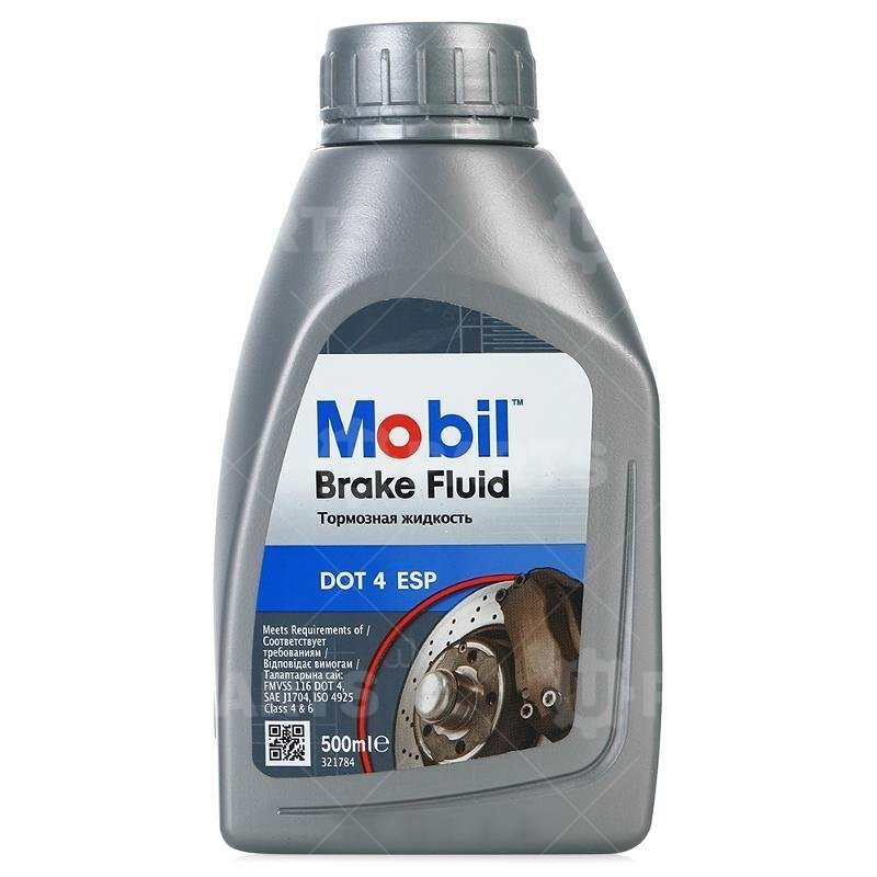 Жидкость тормозная MOBIL Brake fluid DOT4  (0.5л.) | 150906. Под заказ.