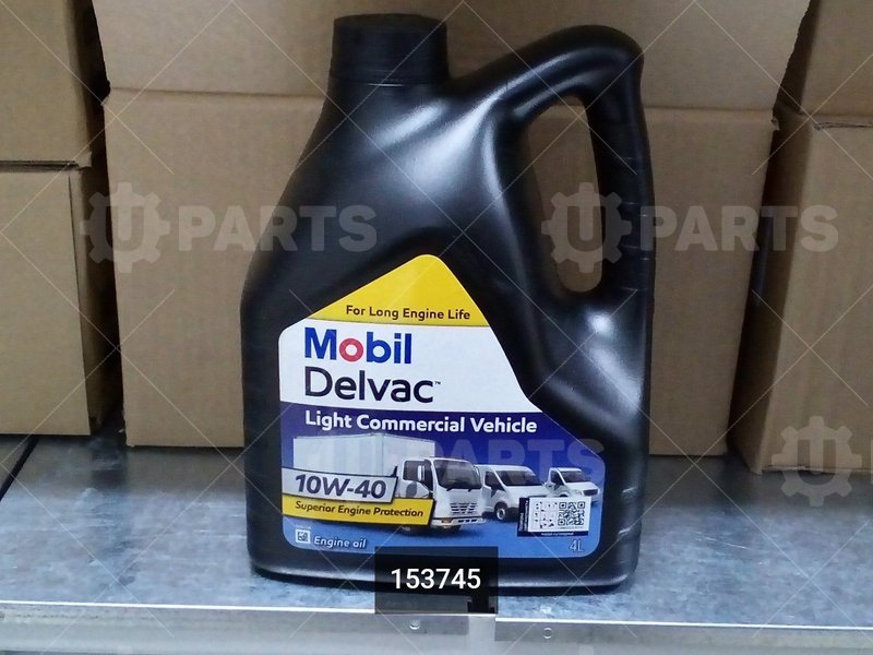 Масло моторное MOBIL Delvac Light Commercial Vehicle 10W40 API CH-4,CI-4,SJ,SL (4л.)