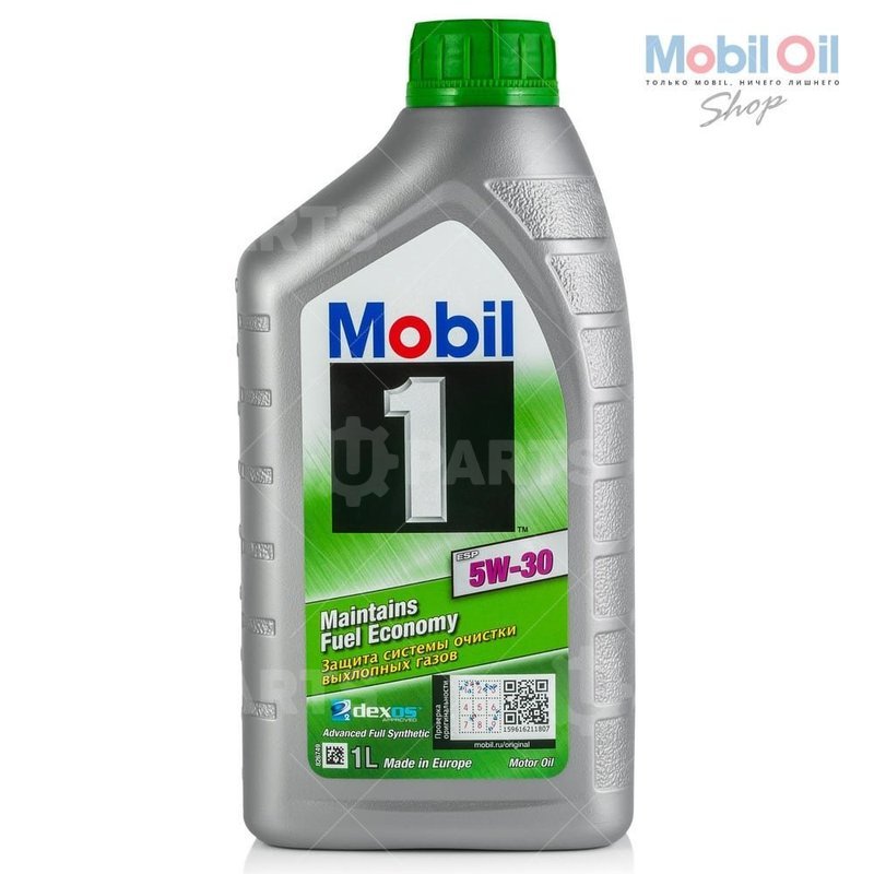 Масло моторное MOBIL 1 ESP FORMULA 5W30 API SJ,SL,SM,SN (1л.) | 154279. Под заказ.