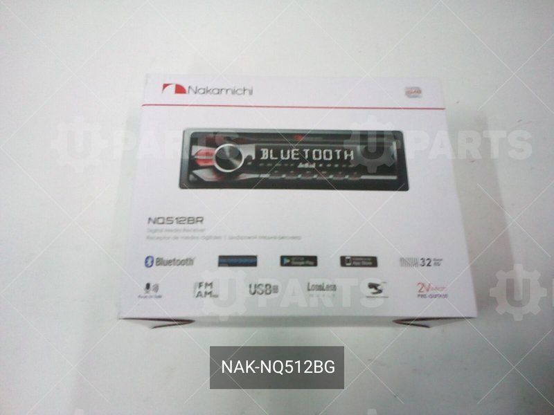 Автомагнитола Nakamichi Bluetooth 4.2 порт USB 4х50 Вт зеленой подсветкой
