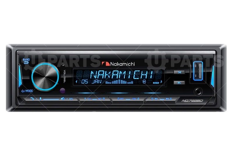 Автомагнитола Nakamichi NQ511BG 1DIN Nakamichi