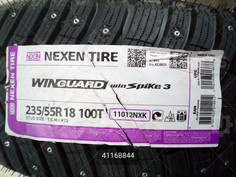 Автошина Nexen Winguard Winspike 3 235/55 R18 100T | 41168844. Под заказ.