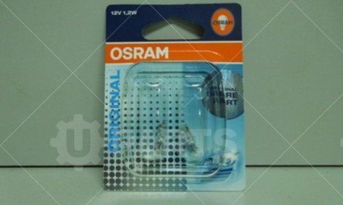 Лампа OSRAM W1,2W 12V (1,2W) W2x4,6d Original стеклянный цоколь (панель приборов) 4050300838540 | 2721. В наличии.