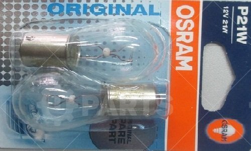 Лампа OSRAM P21W 12V (21W) BA15s 4050300838120 | 7506. В наличии.