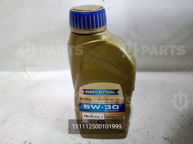 Масло моторное синтет RAVENOL HDX SAE 5W-30 (1л.) API: SP(RC), MS-13340