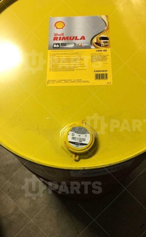 Масло моторное синт. Shell Rimula R6 LM 10W-40 API:CJ-4 CES 20081 ЕВРО-5 (209л.) | 550044859. Под заказ.