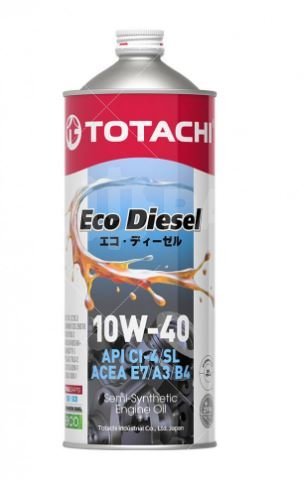 Масло моторное полусинтетическое Totachi Eco Diesel 10W40 API:CI-4/SL 1л