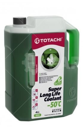 Антифриз TOTACHI SUPER LONG LIFE COOLANT Green -50C 4л