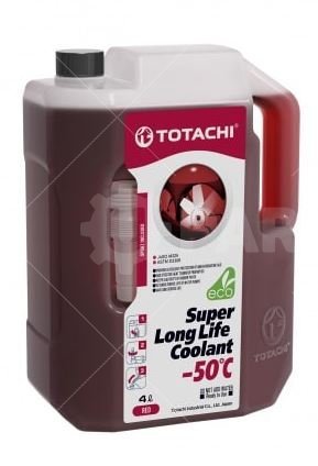 Антифриз TOTACHI SUPER LONG LIFE COOLANT Red -50C 4л