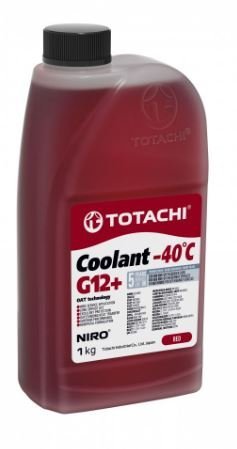 Антифриз TOTACHI NIRO Coolant Red -40C G12+ 1кг