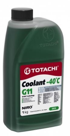 Антифриз TOTACHI NIRO Coolant Green -40C G11 1кг